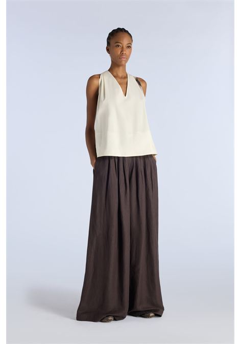 blusa dakota in cotone stretch Liviana Conti | F6SU57W FLW