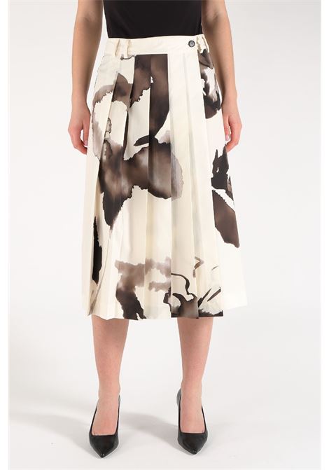 Gonna a portafoglio stampa fiore Liviana Conti | Gonne | F6SU78FLW38