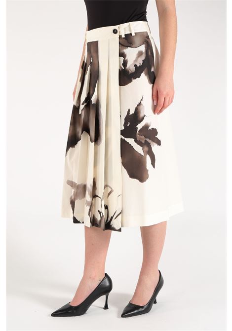 Gonna a portafoglio stampa fiore Liviana Conti | Gonne | F6SU78FLW38