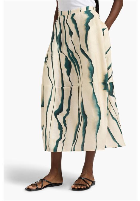 Linen midi skirt Liviana Conti | L6LS80SEA