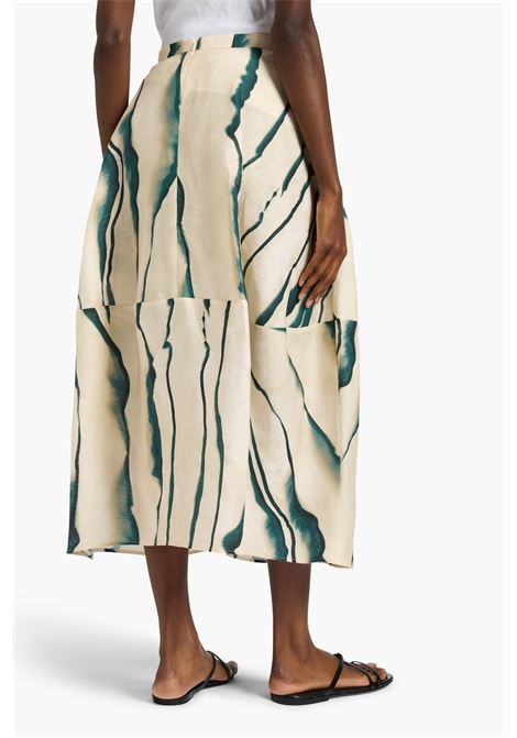 Linen midi skirt Liviana Conti | L6LS80SEA