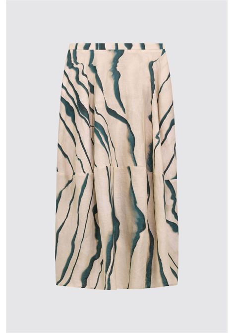 Linen midi skirt Liviana Conti | L6LS80SEA