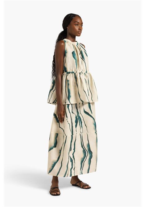 Linen midi skirt Liviana Conti | L6LS80SEA