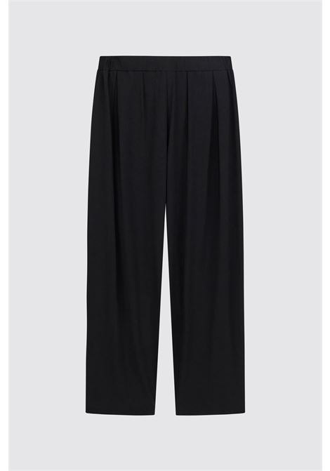 Pantalone Liviana Conti in jersey nero Liviana Conti | L6SW63Y69