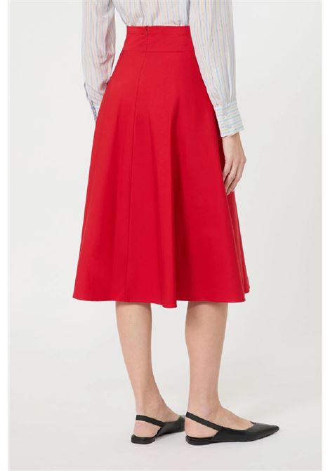 Gonna a pieghe in cotone MAX MARA Studio | Gonne | 2616101021600003