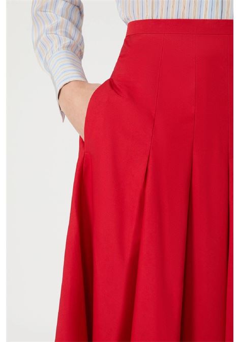 Gonna a pieghe in cotone MAX MARA Studio | Gonne | 2616101021600003