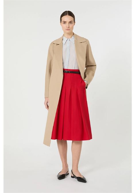 Gonna a pieghe in cotone MAX MARA Studio | Gonne | 2616101021600003