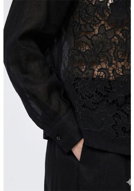 camicia boxy in tela ramie' MAX MARA Studio | 2616111012600003