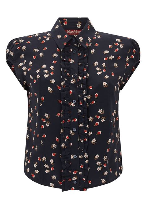 Blusa smanicata in seta MAX MARA Studio | 2616111041600001