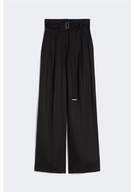 pantalone in tela di lino MAX MARA Studio | 2616131092600035