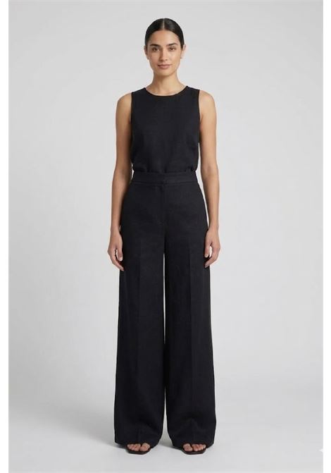 linen palazzo trousers MAX MARA Studio | 2616131122600035