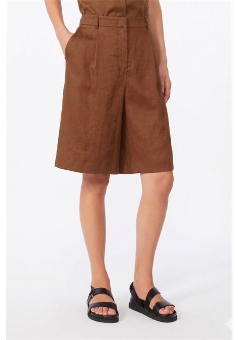 long linen Bermuda shorts MAX MARA Studio | 2616141012600038