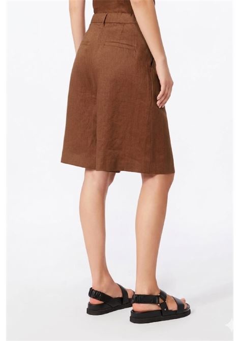 long linen Bermuda shorts MAX MARA Studio | 2616141012600038