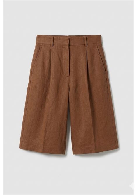 long linen Bermuda shorts MAX MARA Studio | 2616141012600038