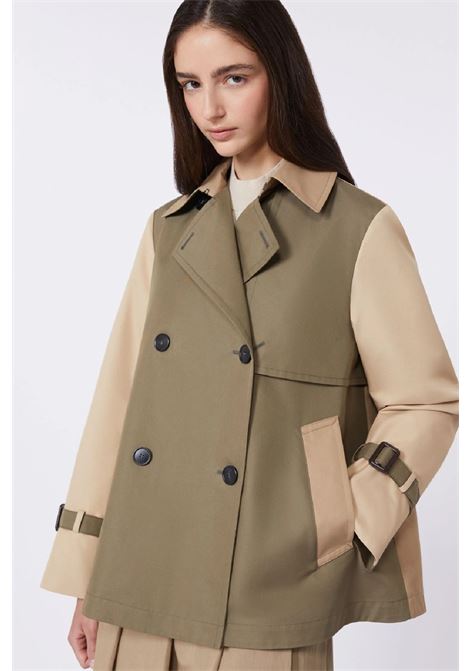 trench crop in gabardina Biglia MAX MARA WEEKEND | 2615021051600029