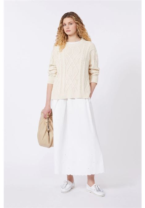 gonna in tela di cotone e lino MAX MARA WEEKEND | Gonne | 2615101021600001