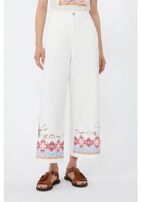 pantalone in bull di cotone MAX MARA WEEKEND | 2615131012600009