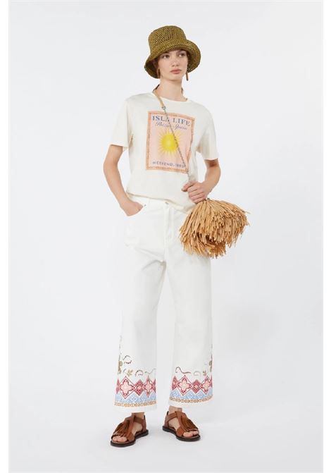 pantalone in bull di cotone MAX MARA WEEKEND | 2615131012600009