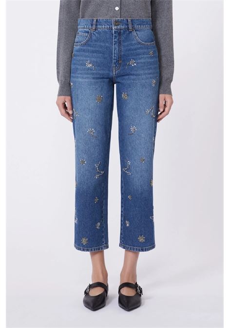 denim jeans with decorations MAX MARA WEEKEND |  | 2615181021600025