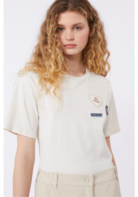 cotton t-shirt with patch MAX MARA WEEKEND |  | 2615971041600009