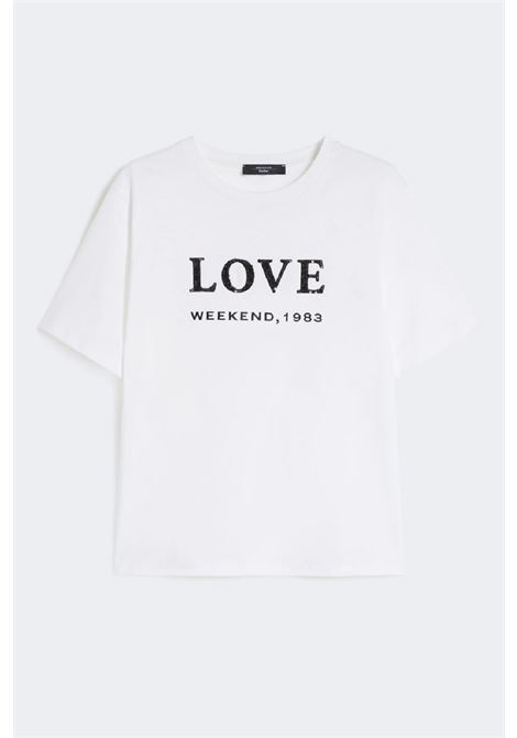 cotton t-shirt with print MAX MARA WEEKEND |  | 2615971061600001