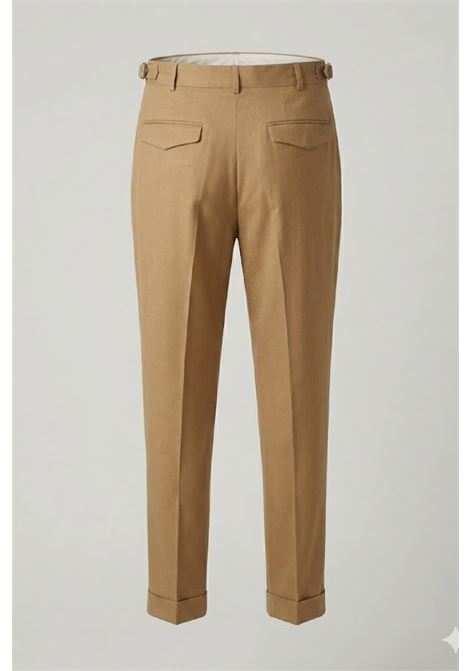 Pantalone Paoloni in misto lino con pinces PAOLONI | 4011P11726106026