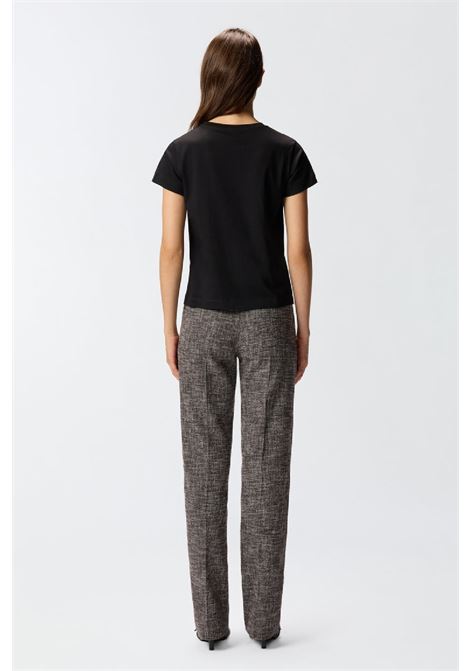 t-shirt stampa logo PINKO | 100373A34FZ99