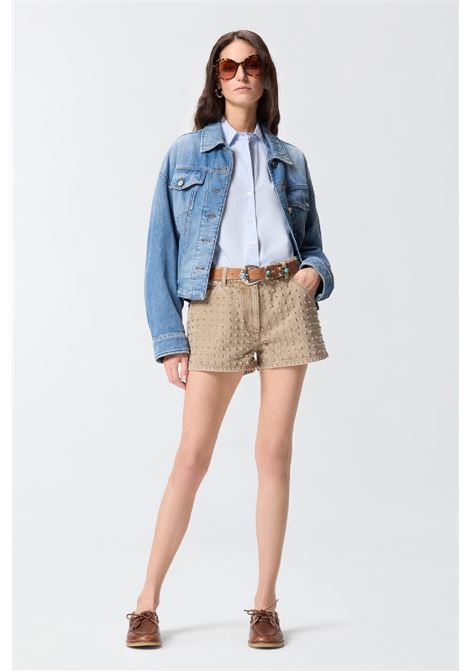 Giubbino in denim con cintura PINKO | 106389A341PJV