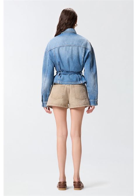 Giubbino in denim con cintura PINKO | 106389A341PJV