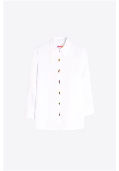linen shirt with embroidery VILAGALLO | 332091