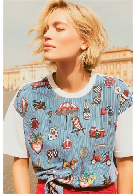 t-shirt stampa con fiocco VILAGALLO | 333551