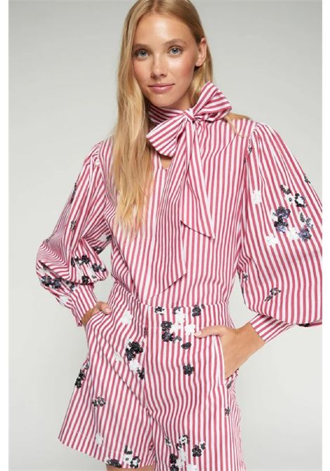 Striped Shirt with Puff Sleeves VILAGALLO | 333581