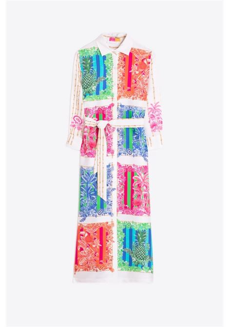 Printed Shirt Midi Dress VILAGALLO | 336561