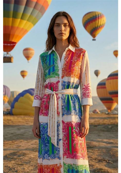Printed Shirt Midi Dress VILAGALLO | 336561