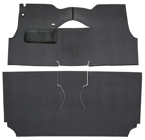 1955 Chevy Two-Ten Series (Tri-Five) Carpet Replacement - Loop - Complete | Fits: 2DR, Hardtop, Bucket Seat, Will only fit with factory cardboard kick panel