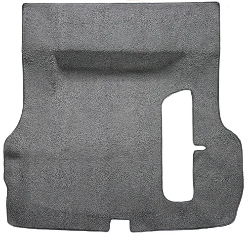 1955-1957 Chevy Two-Ten Series (Tri-Five) Carpet Replacement - Loop - Trunk Area | Fits: 2DR, 4DR, Hardtop, Sedan, with Spare Tire Cutout Molded