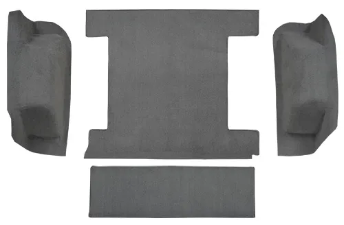 1977 Ford Bronco (Early Bronco) Carpet Replacement - Cargo Area - Cutpile | Fits: without Tailgate Lock, Without tailgate lock