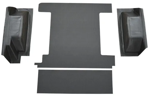 1966-1976 Ford Bronco (Early Bronco) Carpet Replacement - Cargo Area - Vinyl | Fits: 1 Gas Tank, without Tailgate Lock, Without tailgate lock