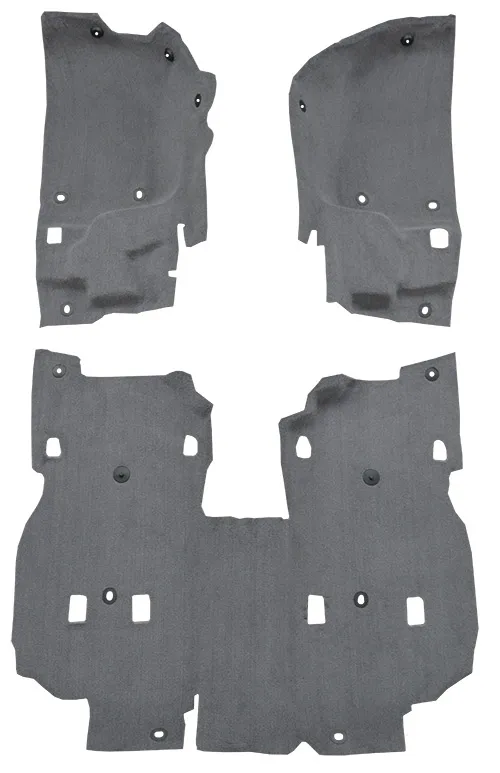 2018-2021 Jeep Wrangler (JL) Carpet Replacement - Cutpile - Passenger Area | Fits: 4DR,