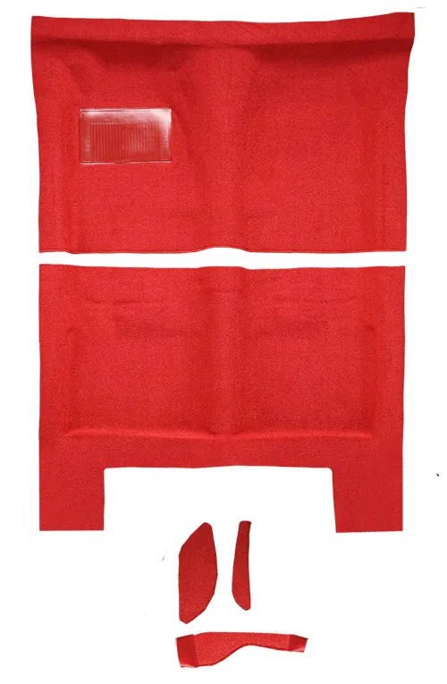 1967 Dodge Charger (B-Body) Carpet Replacement - Loop - Passenger Area | Fits: Auto, with Console Strips