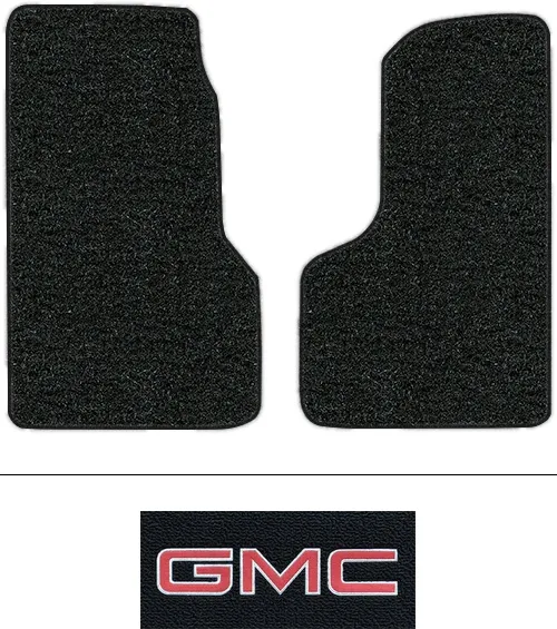 2003-2006 GMC C4500 Topkick Floor Mats (Logos Available) - 2pc - Cutpile | Fits: Crew Cab, Pickup