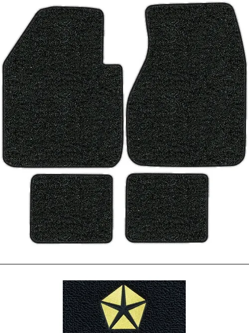 1967-1970 Chrysler Imperial Floor Mats (Logos Available) - 4pc - Loop