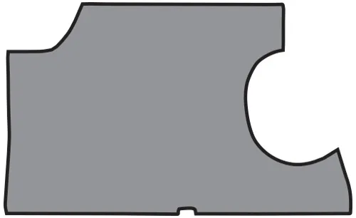 1966-1967 Chevy Caprice Trunk Mat - TM Vinyl | Fits: 2DR, Convertible