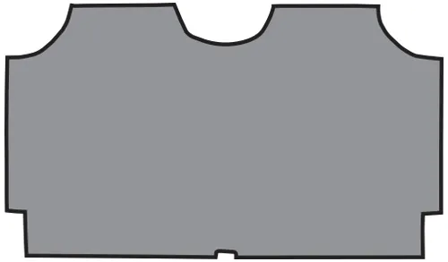 1966-1967 Chevy Caprice Trunk Mat - TM Vinyl | Fits: 2DR, Coupe