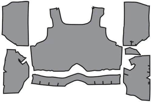 1966-1967 Oldsmobile Toronado Trunk Mat - TM Felt