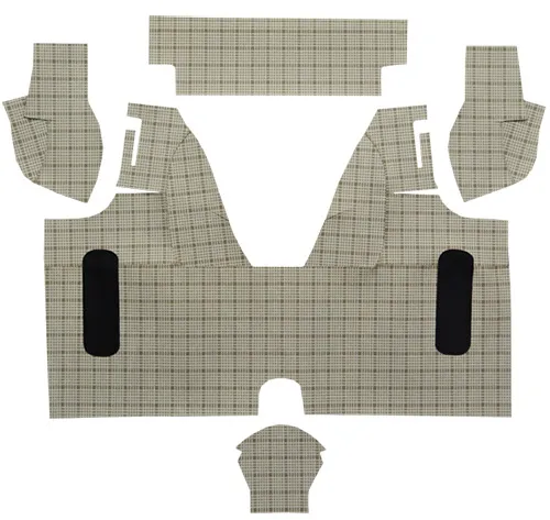 1958-1959 Ford Thunderbird (Squarebird) Trunk Mat - Fleece | Fits: Convertible, Without Boards