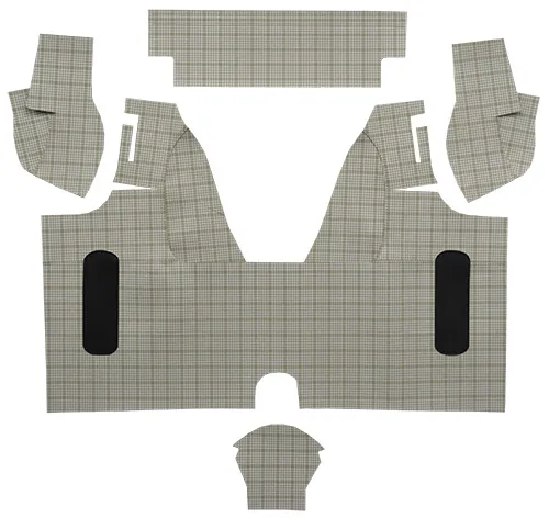 1960 Ford Thunderbird (Squarebird) Trunk Mat - Burtex | Fits: Convertible, Without Boards