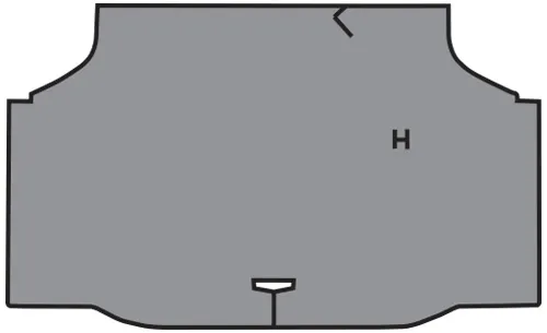 1968-1969 Oldsmobile Cutlass Trunk Mat - TM Vinyl