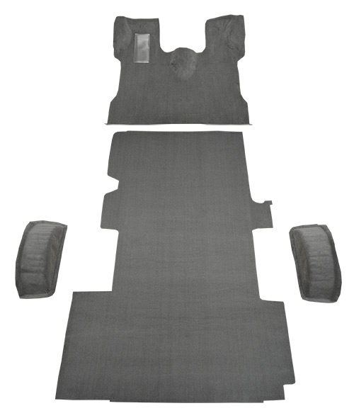 1992-1996 Ford E-150 Econoline Carpet Replacement - Cutpile - Complete | Fits: Ext, Fits Gas or Diesel Complete