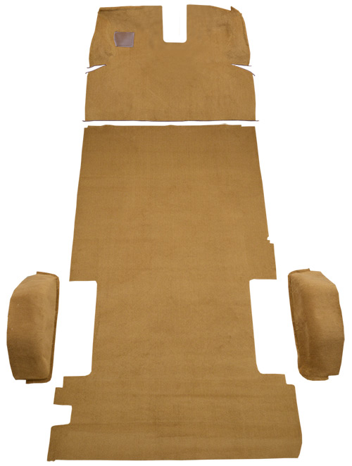 1978 GMC G15 Carpet Replacement - Cutpile - Complete | Fits: Long, Van Fits 127 Wheel Base Complete, Customer must trim off excess leaving enough to tuck under engine cover